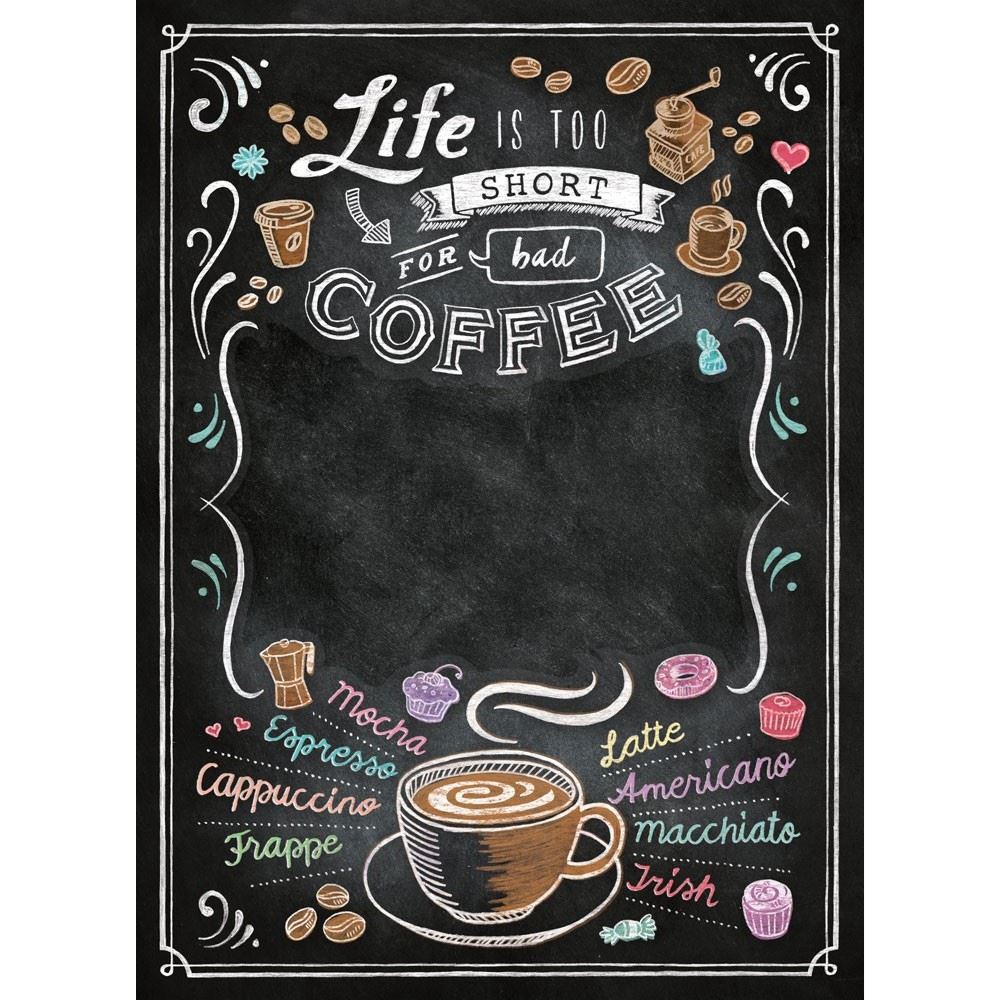 Puzzle Lavagna Blackboard Coffee 1000 pezzi Clementoni