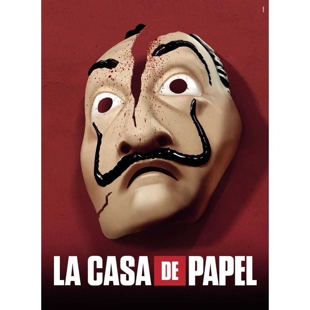 Puzzle La Casa di Carta: Maschera 500 pezzi Clementoni