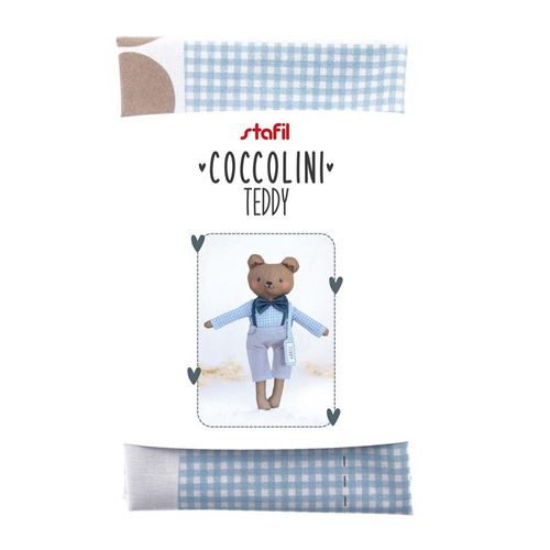 Coccolino Teddy in stoffa Stafil