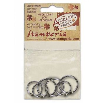 Confezione 6 anelli metallo - 2 misure