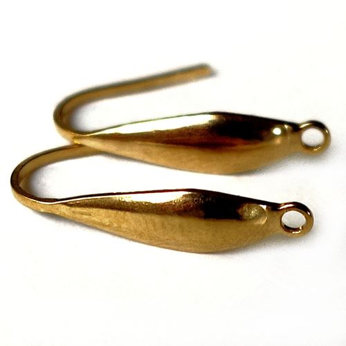 Coppia Monachelle a goccia colore Oro