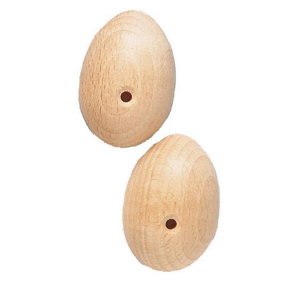 Coppia di Piedi in legno ovale