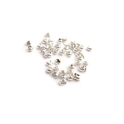 Coprischiaccini mm 5 colore argento