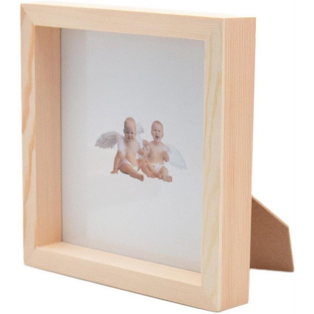 Cornice 3D in legno con vetro