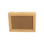 Cornice 3D in legno portafoto salvadanaio