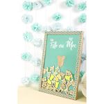Cornice con 80 Messaggi per baby shower