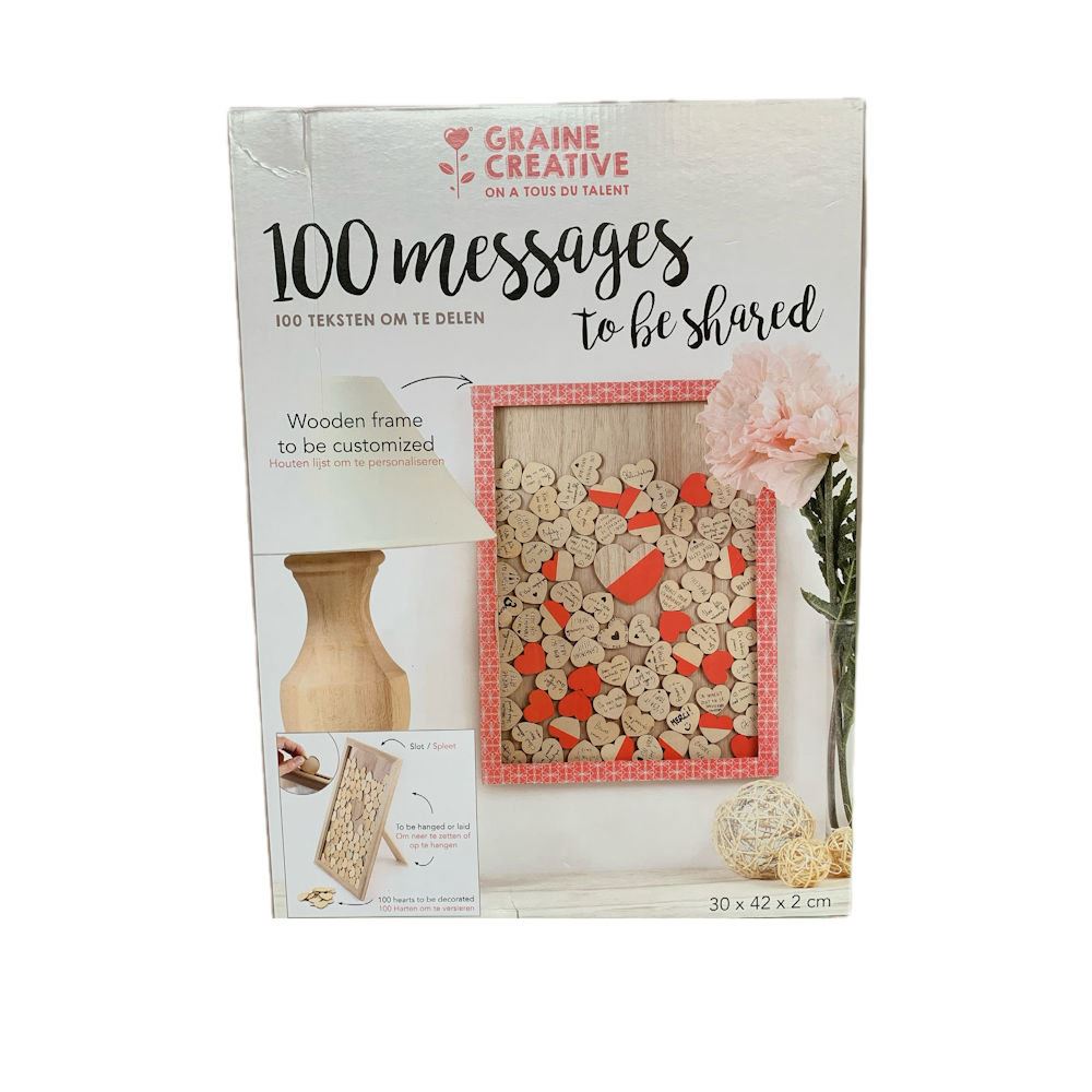 Cornice personalizzabile con 100 Messaggi