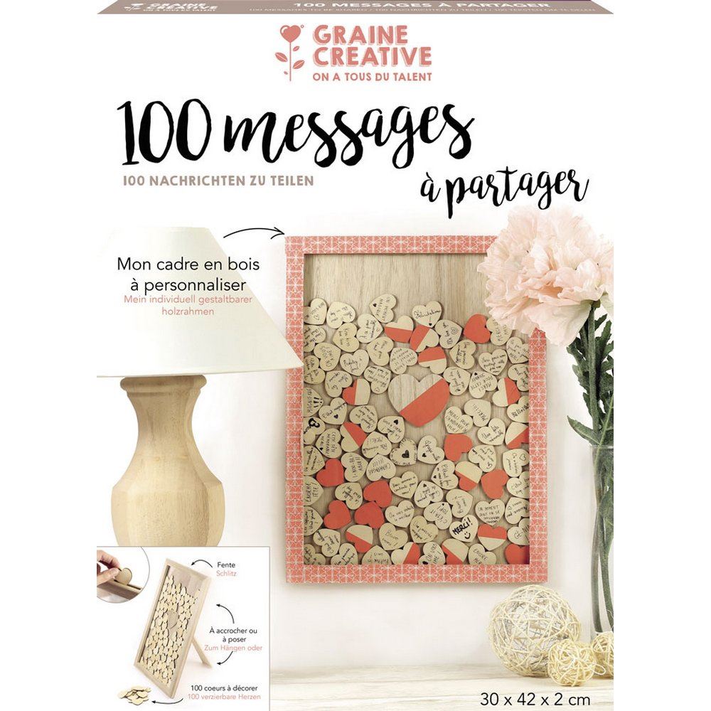 Cornice personalizzabile con 100 Messaggi