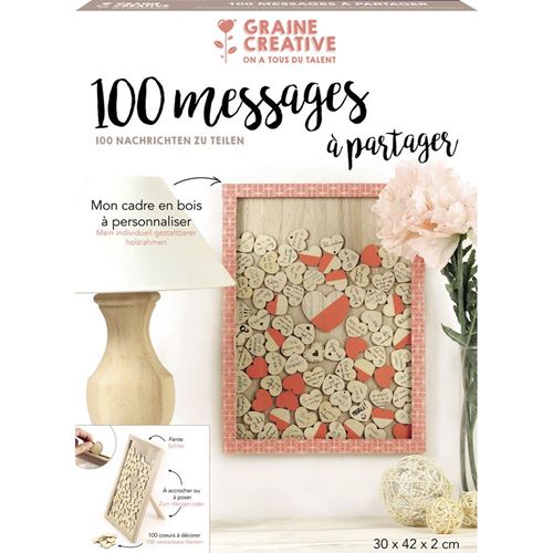 Cornice personalizzabile con 100 Messaggi
