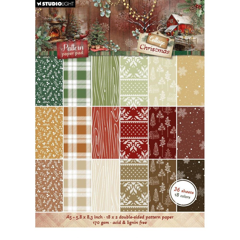 Cottage Christmas A5 Pattern Paper Pad