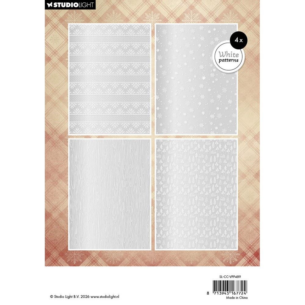 Cottage Christmas A5 Vellum Paper Pad Backgrounds
