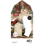 Cottage Christmas Tag Paper Pad White