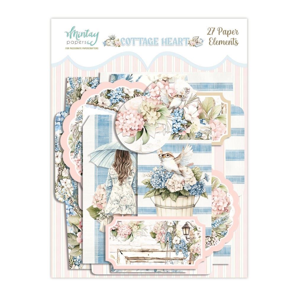 Cottage Heart Mintay Paper Elements