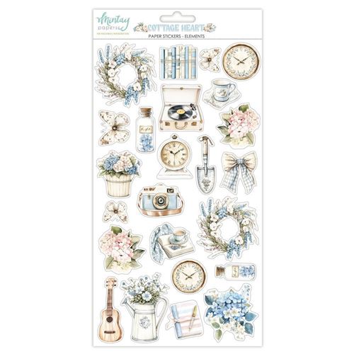 Cottage Heart Paper Stickers Elements