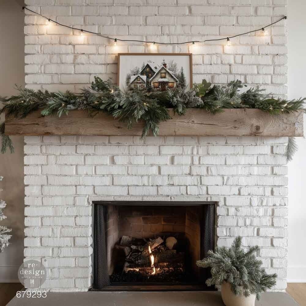 Cozy Country Christmas A3 Decoupage