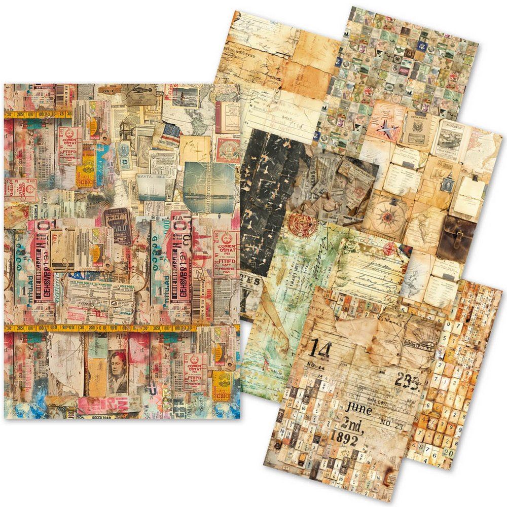 Craftmix Journey Ahead Mixed A5 Tissue & Vellum