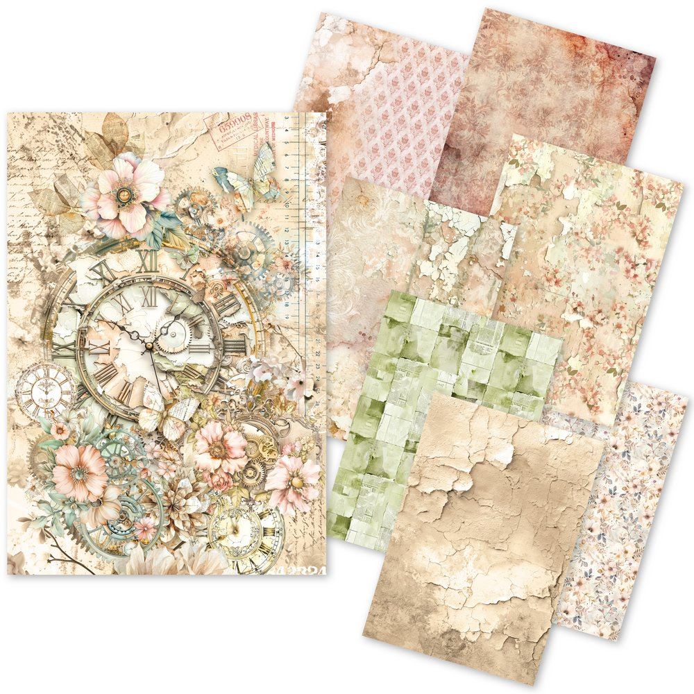 Craftmix Lost in Time Mixed A5 Tissue & Vellum