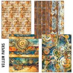 Craftmix Past Time Mixed A5 Tissue & Vellum