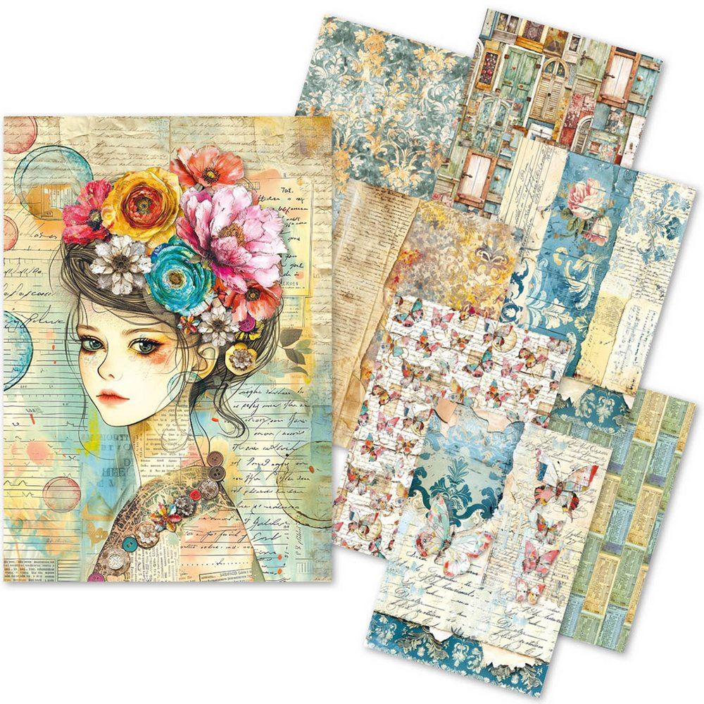 Craftmix Quintessential Mixed A5 Tissue & Vellum