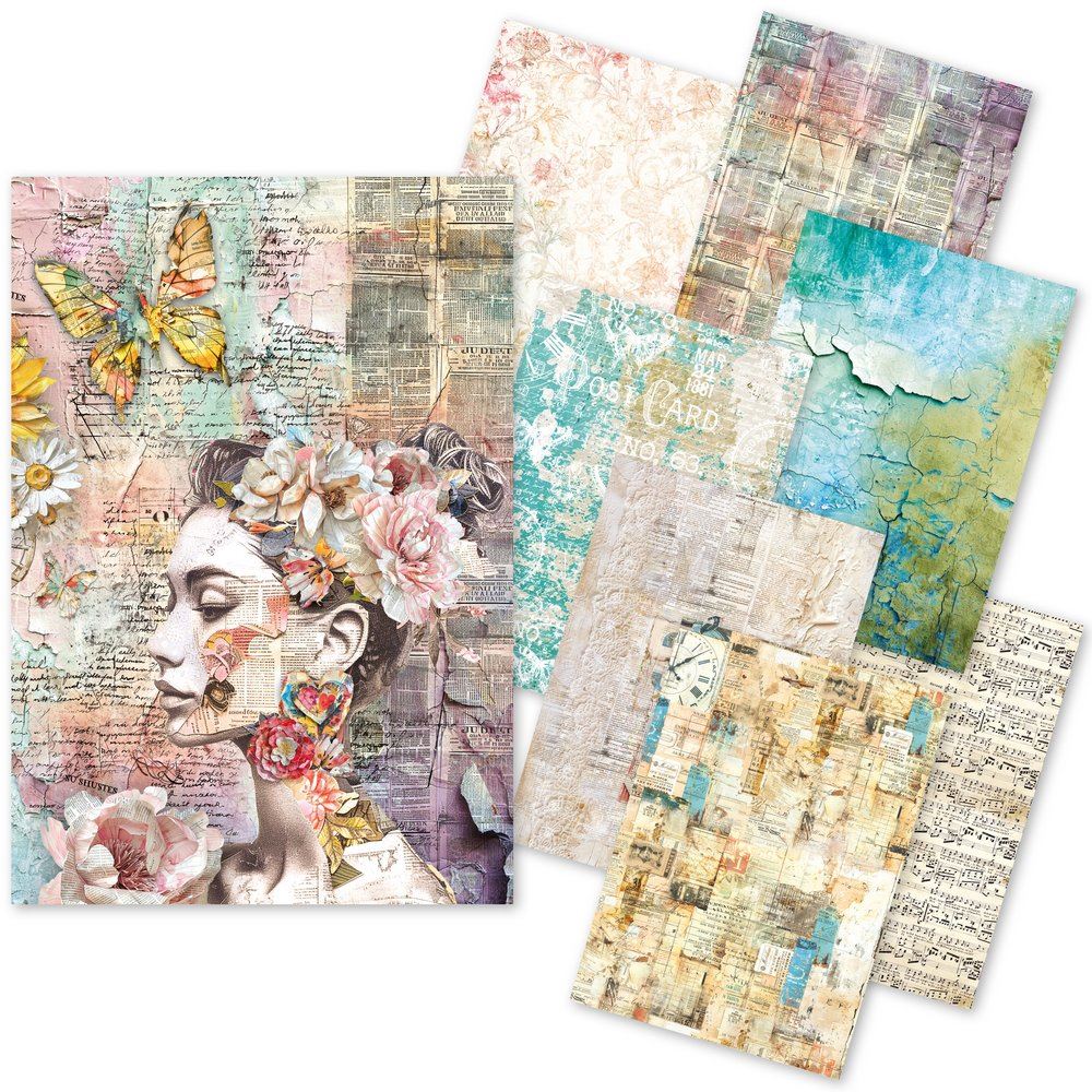 Craftmix The sound of spring Mixed A5 Tissue & Vellum