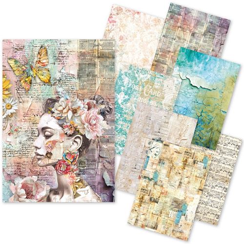 Craftmix The sound of spring Mixed A5 Tissue & Vellum