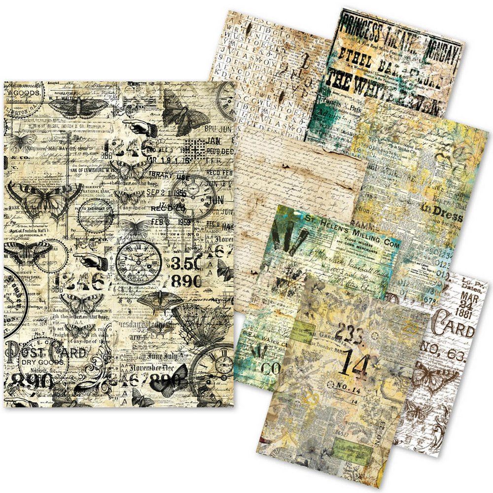 Craftmix Time Capsule Mixed A5 Tissue & Vellum