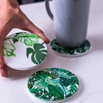 Sottobicchieri Personalizzabili in Ceramica Rotondi per Infusible Ink