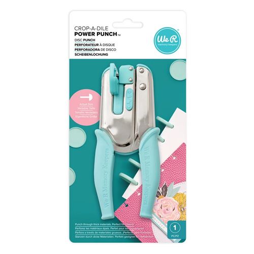 Crop-A-Dile Disk Power Punch WE R Makers 