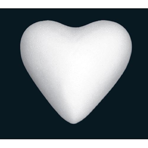 Cuore di polistirolo cm 15 pieno