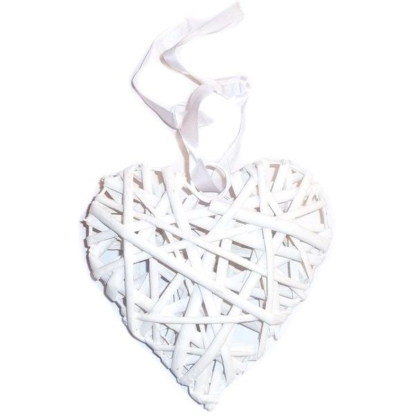 Cuore di viticcio Bianco 14 cm