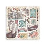 Cutout Stickers Venice City of Art Stamperia