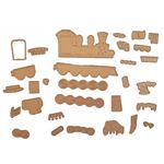 Cutting Dies Gingerbread Train