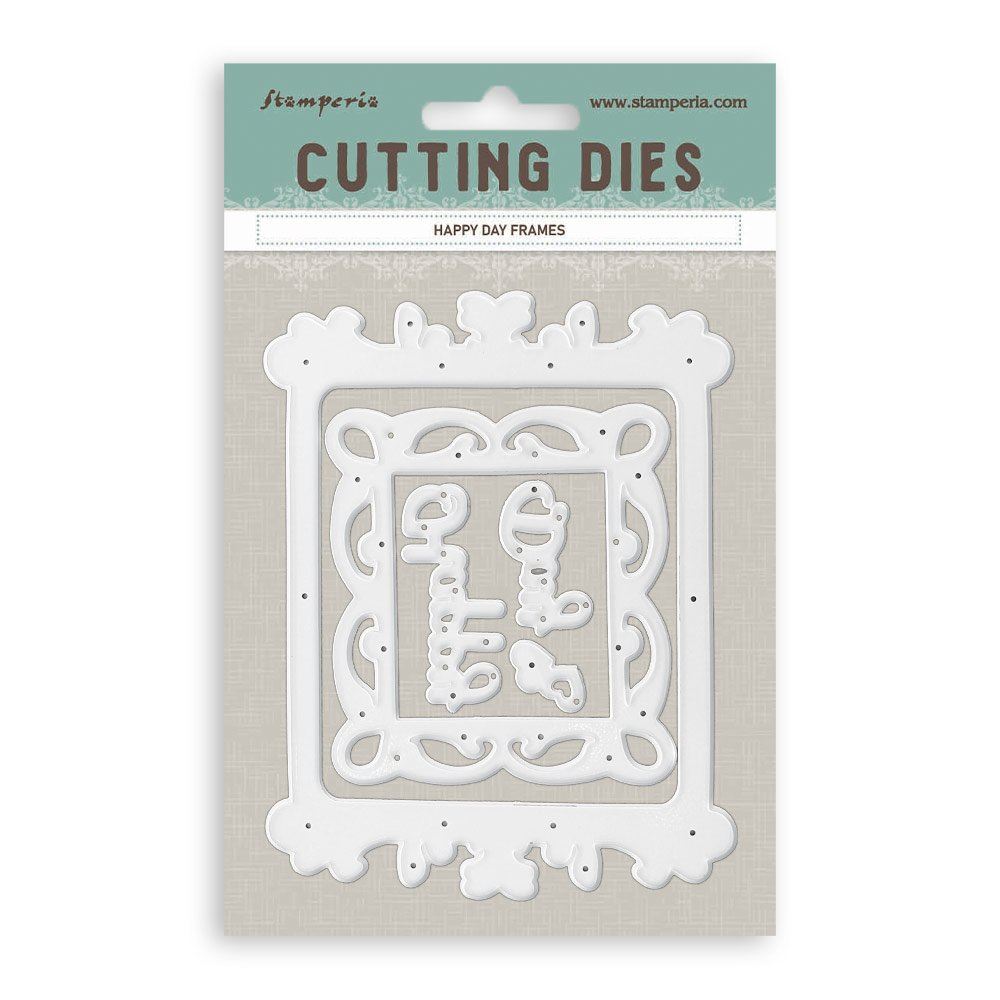 Cutting Dies Happy Day frames