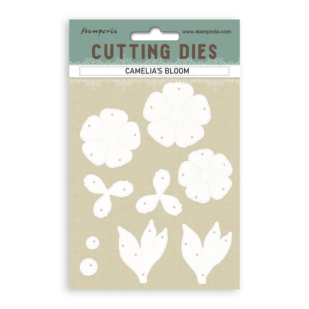 Cutting Dies Quiet Days Camelia's bloom