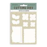 Cutting Dies Quiet Days Notes and Flowers