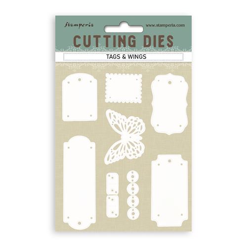 Cutting Dies Quiet Days Tags and wings