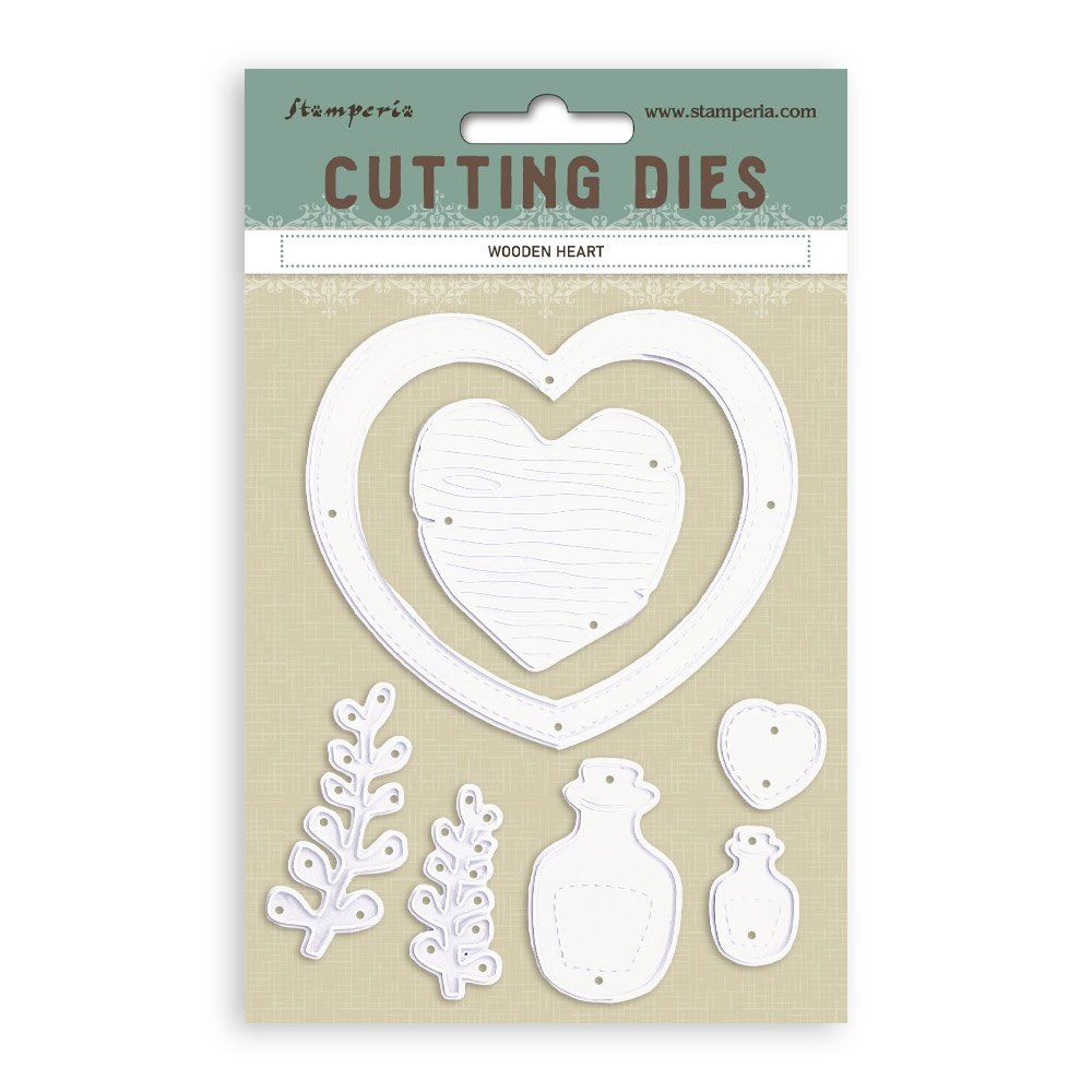 Cutting Dies Wooden heart
