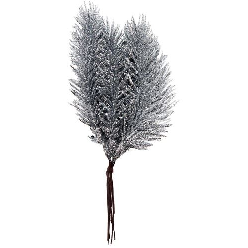 Deco Pick Glitter Argento