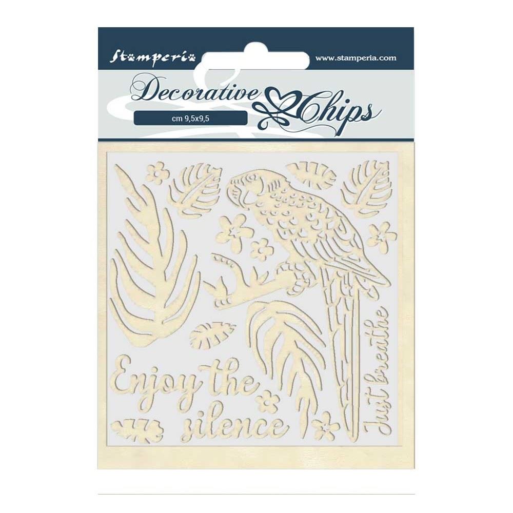 Decorative Chips Amazonia Pappagallo cm 14 x 14