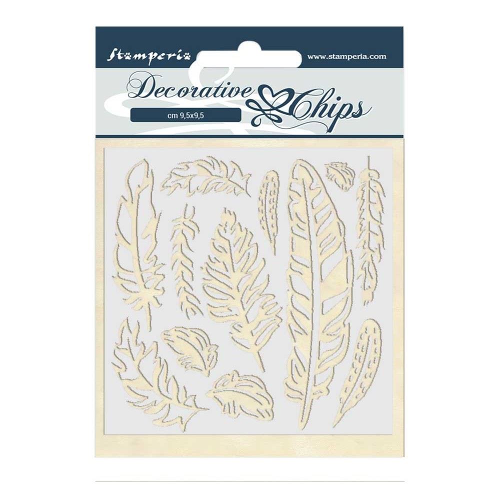 Decorative Chips Amazonia Piume cm 14 x 14