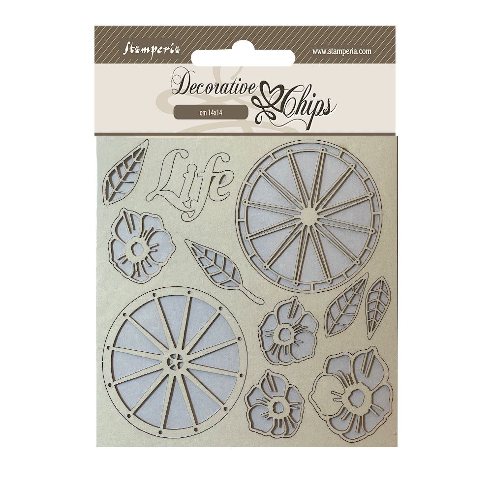 Decorative Chips Blue Land ruota