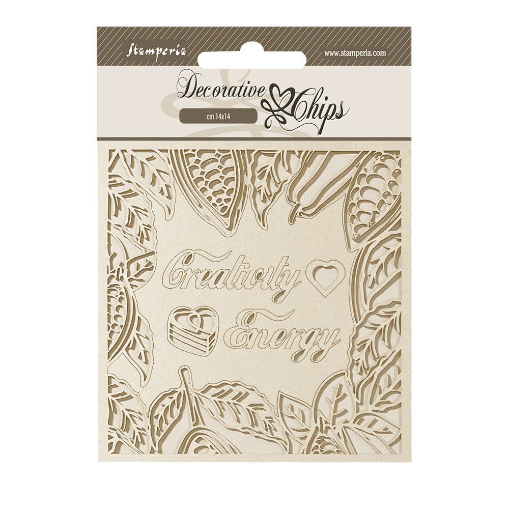 Decorative Chips Coffee and Chocolate creativity energy