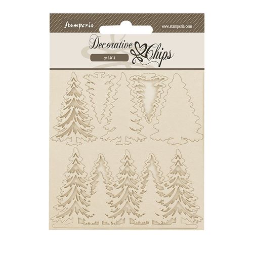 Decorative Chips Gear up for Christmas alberi