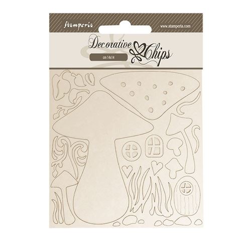 Decorative Chips Hidden Grove funghi