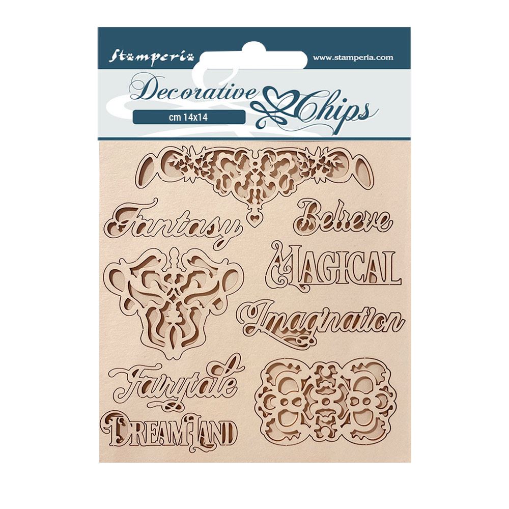Decorative Chips Magic Forest Writing and Plates