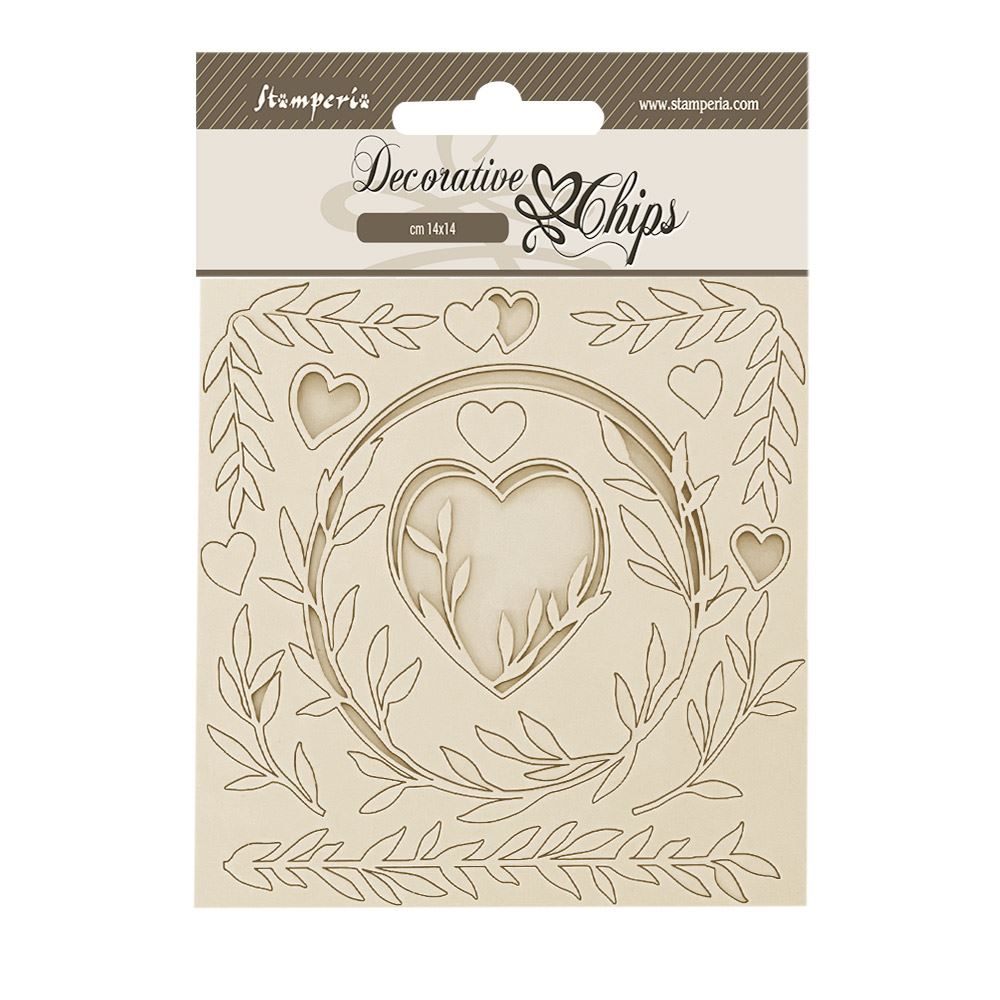 Decorative Chips Romance Forever cuori