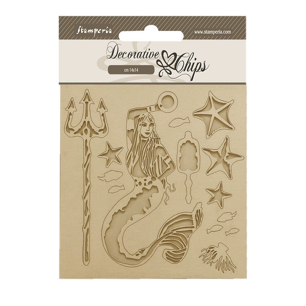 Decorative Chips Songs of the Sea sirena
