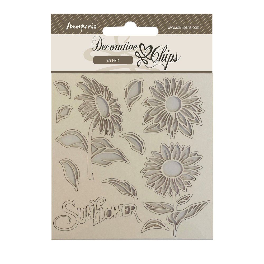 Decorative Chips Sunflower Art