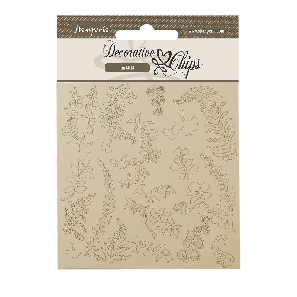 Decorative Chips Woodland rami con foglie