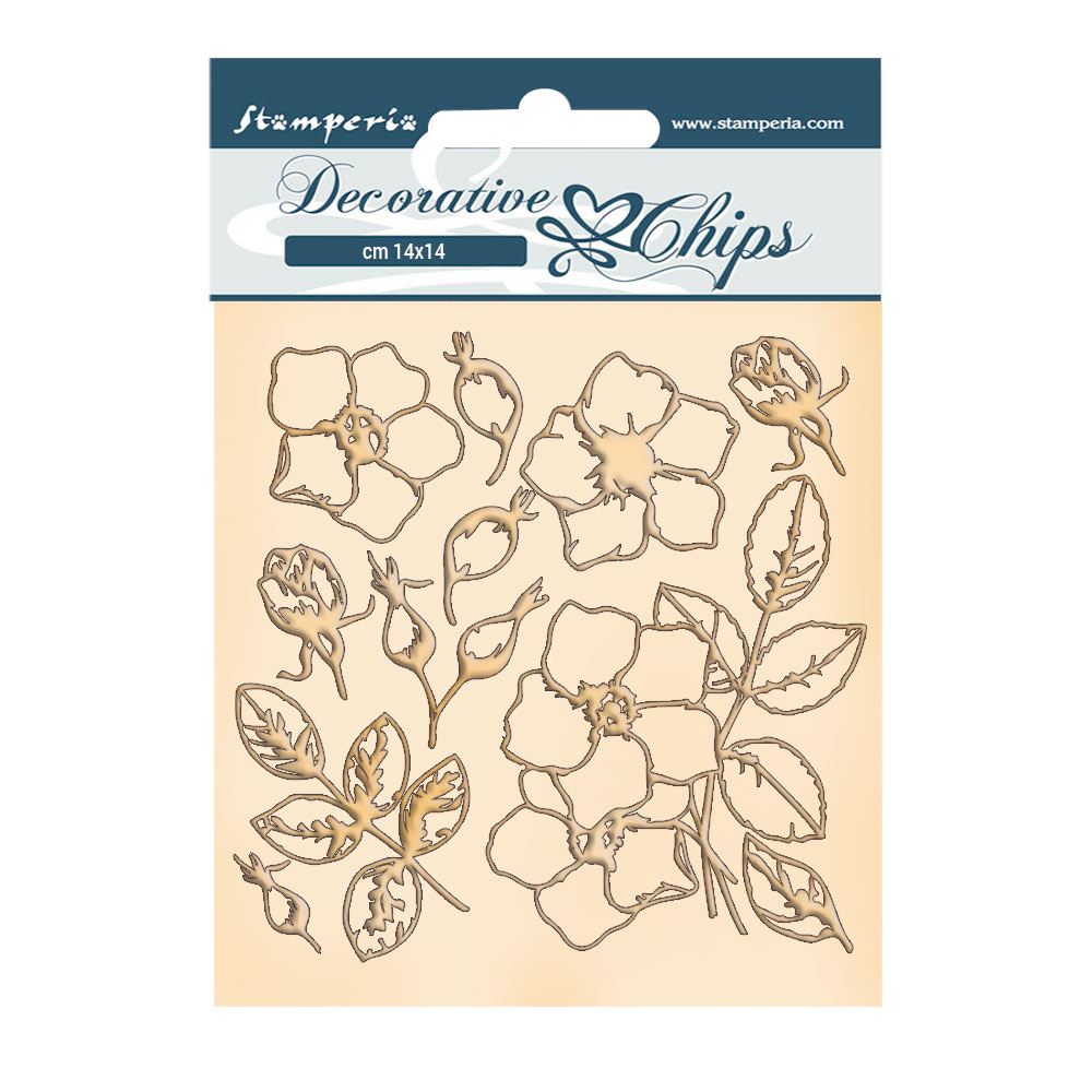 Decorative chips Romantic Christmas Fiori